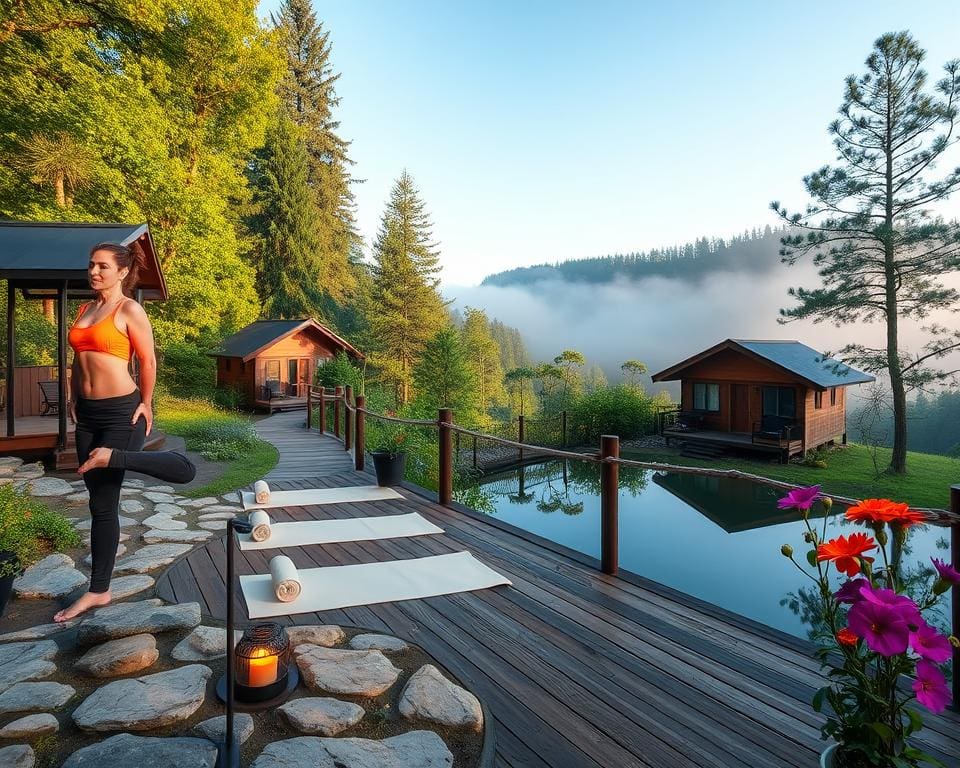 Wellness-Retreats in ruhigen Regionen