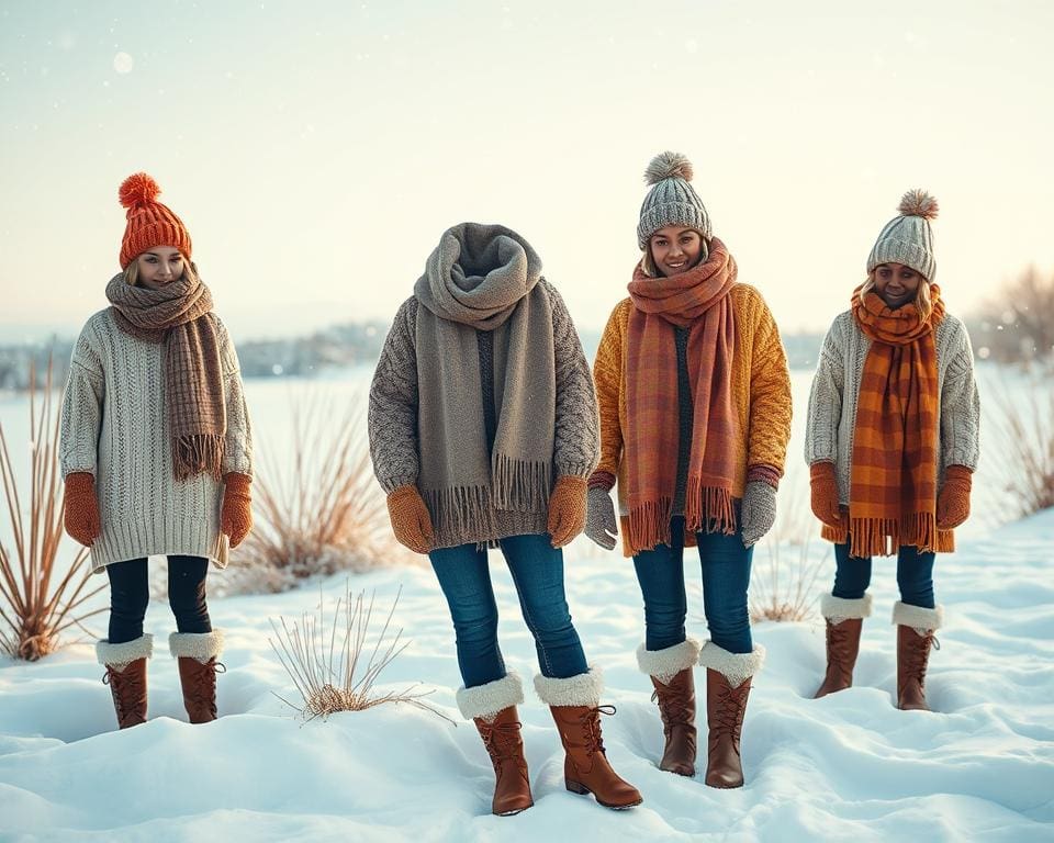 kuscheligen Winteroutfits