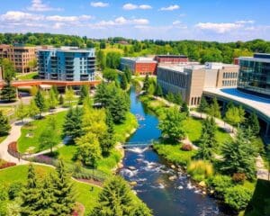 Architektur und Natur in Rockford, Illinois