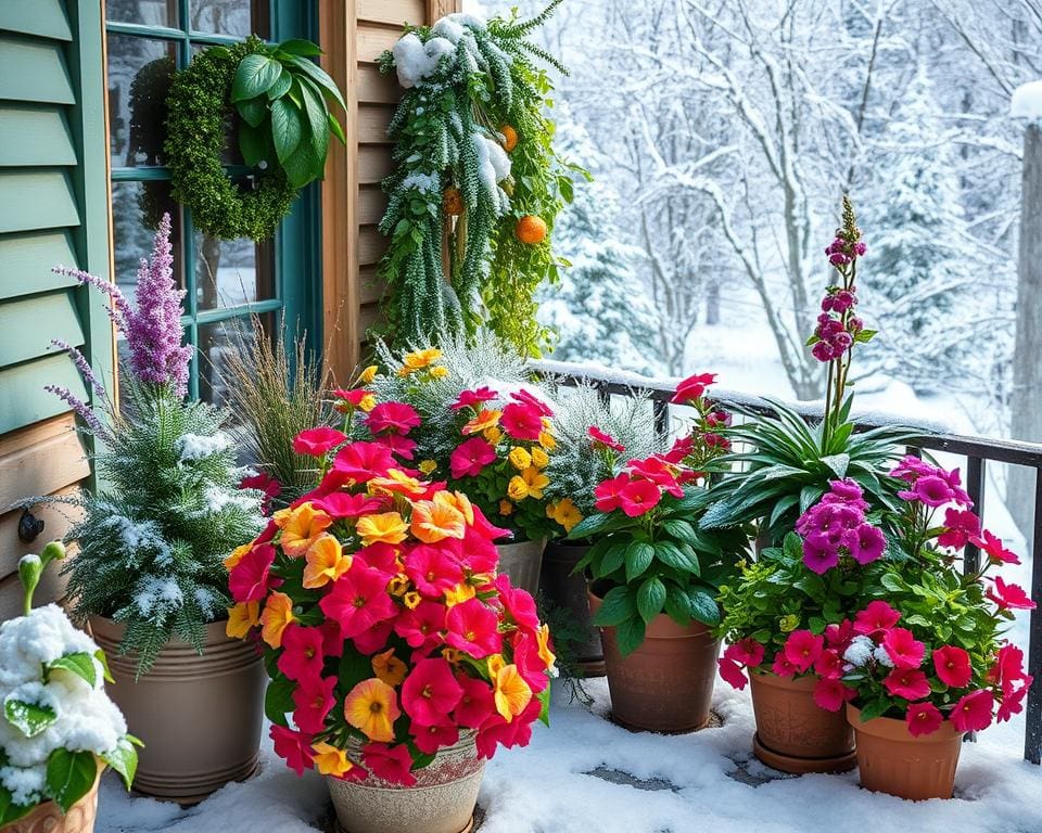 Balkonpflanzen für den Winter