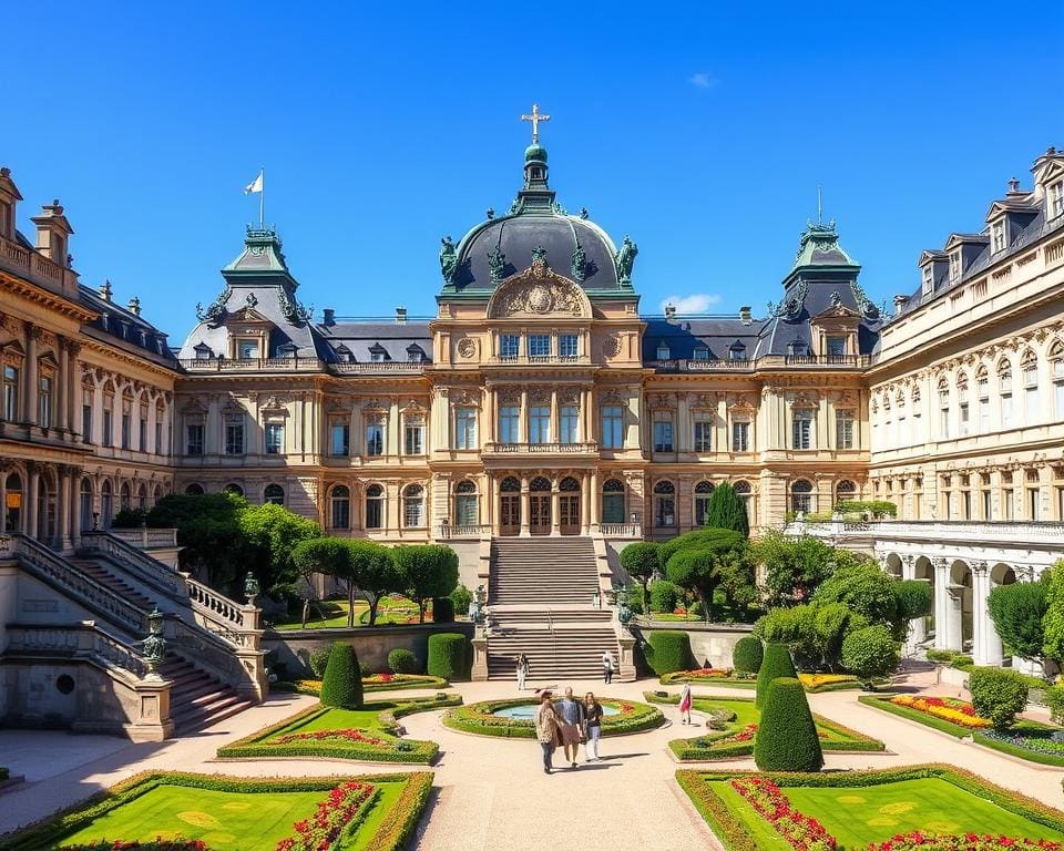 Barocke Paläste in Dresden, Deutschland