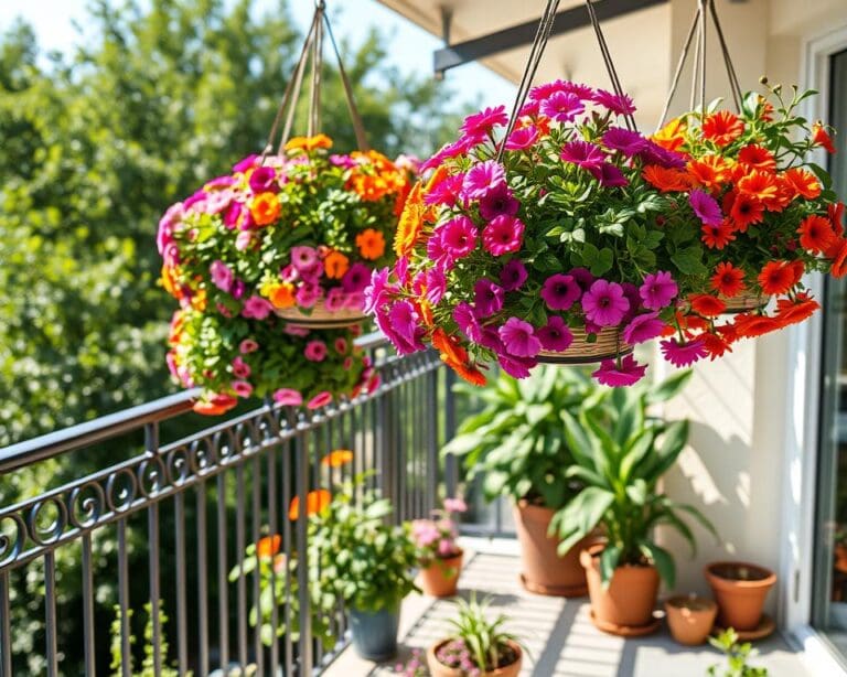 Blumenampeln für den Balkon: Hängende Gärten leicht gemacht