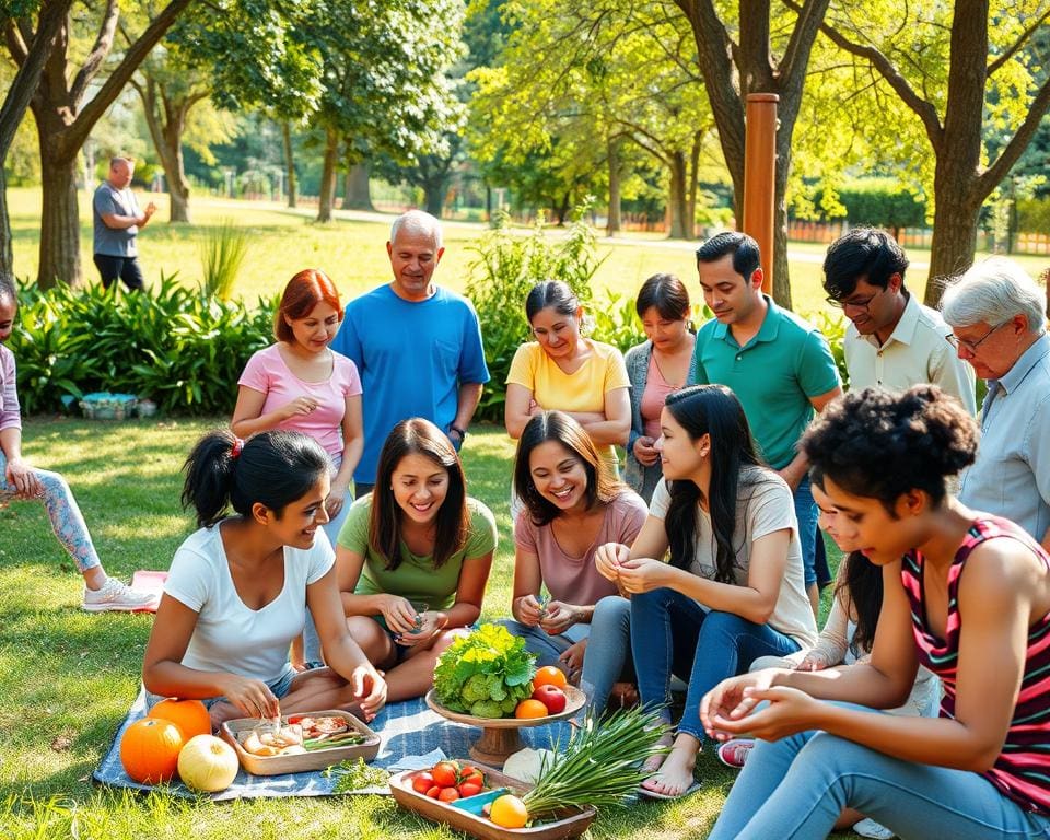 Gesundheitsbewusstsein in der Gemeinschaft