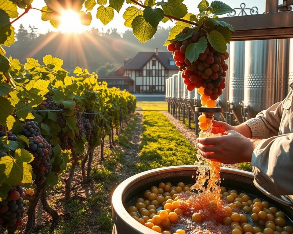 Herstellung von Sekt