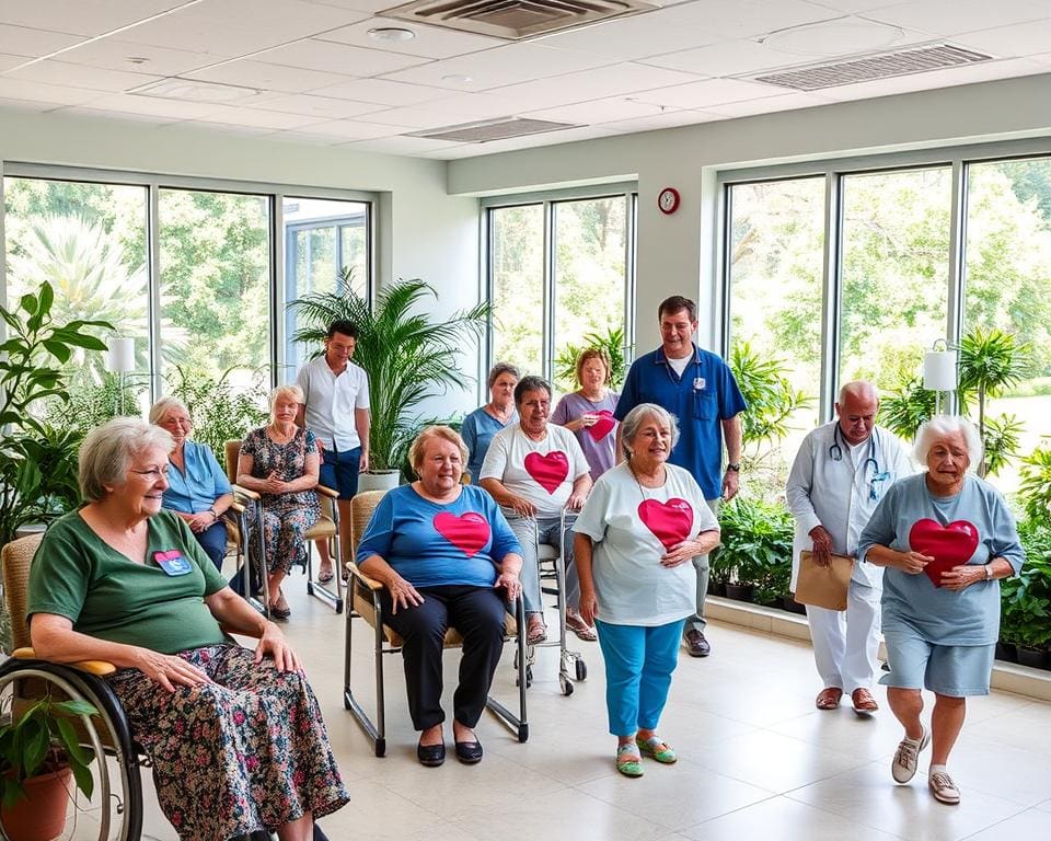 Herzinfarkt-Patienten in der Herzrehabilitation