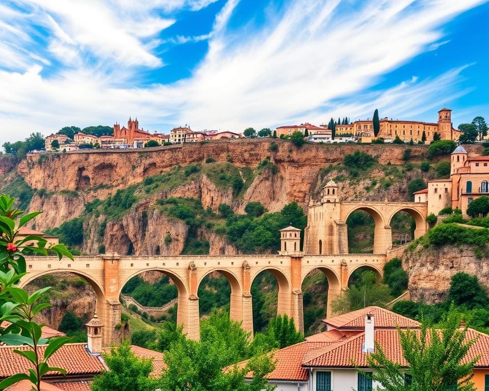 Historische Brücken in Ronda, Spanien