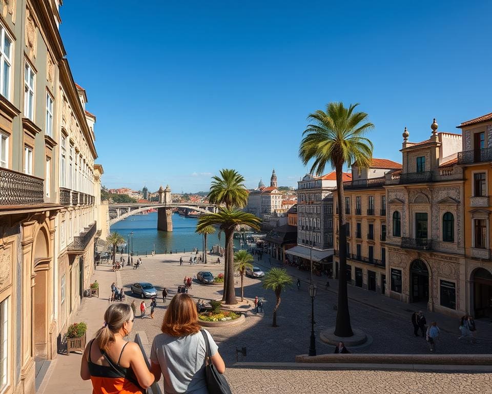 Historische Plätze in Porto, Portugal