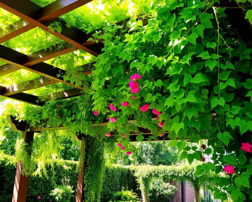 Kletterpflanzen für Pergola