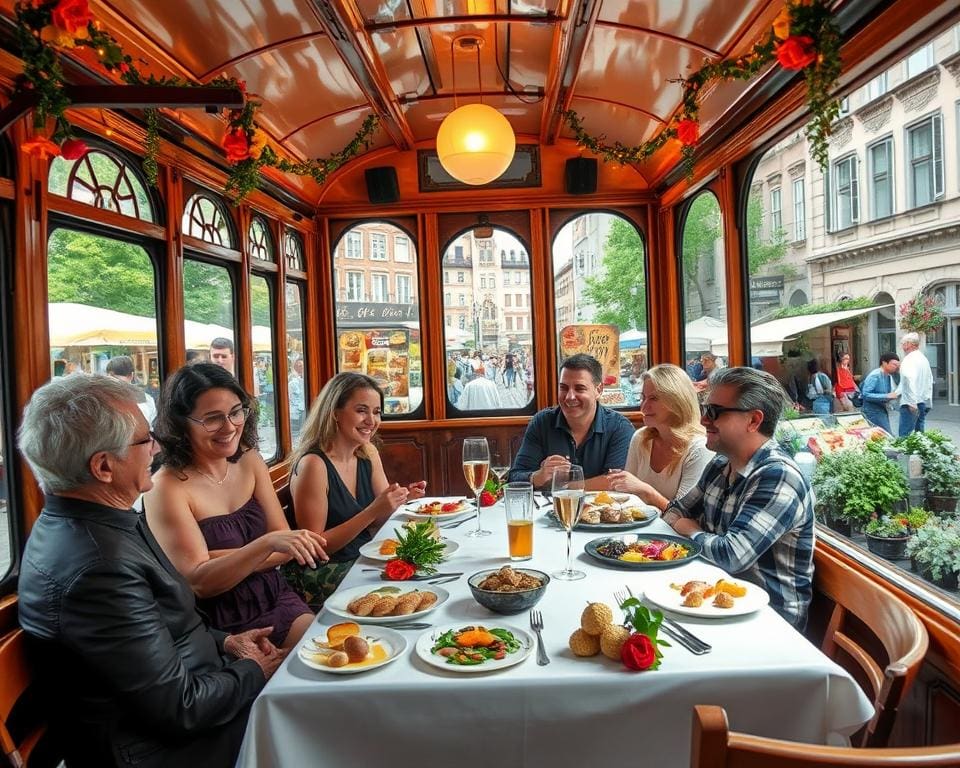 Kulinarische Stadtrundfahrten per Tram