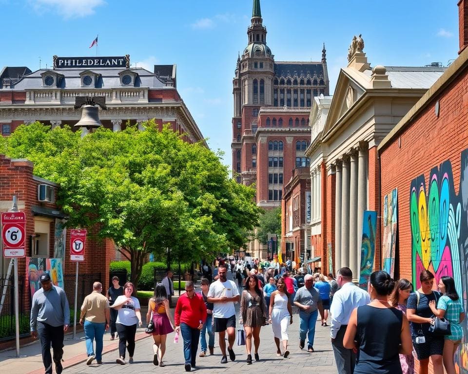 Kunst und Geschichte in Philadelphia, Pennsylvania