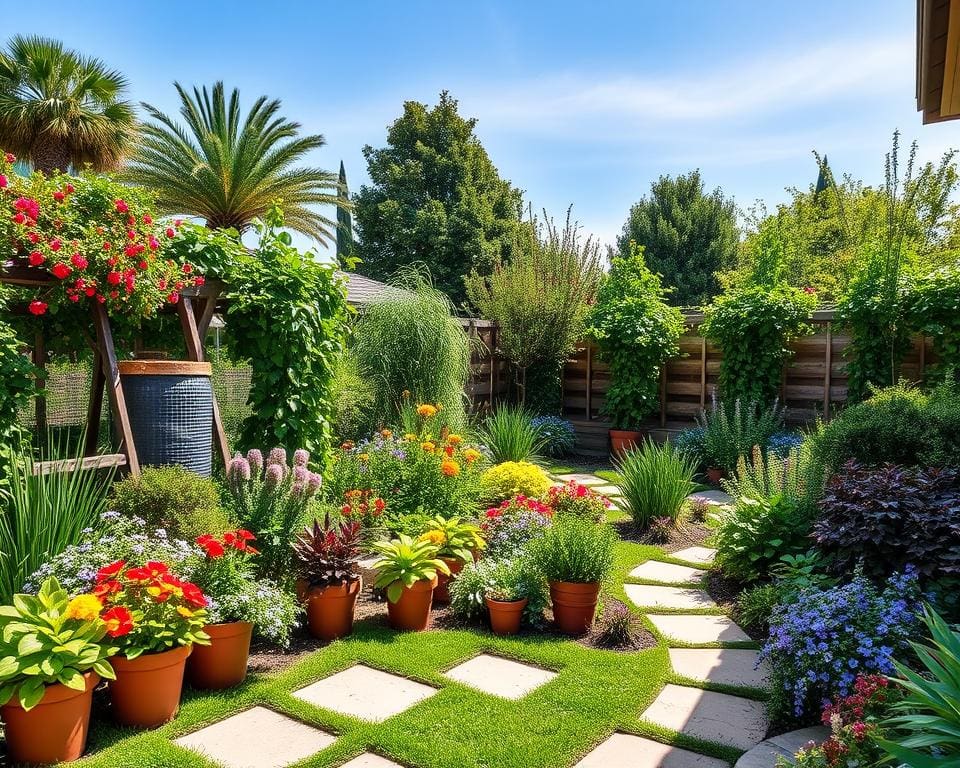 Nachhaltige Gartenideen: Weniger Wasser, mehr Pflanzen