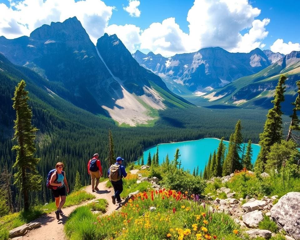 Outdoor-Aktivitäten im Banff-Nationalpark, Kanada