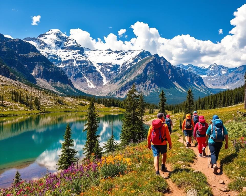 Outdoor-Aktivitäten im Glacier-Nationalpark, Montana