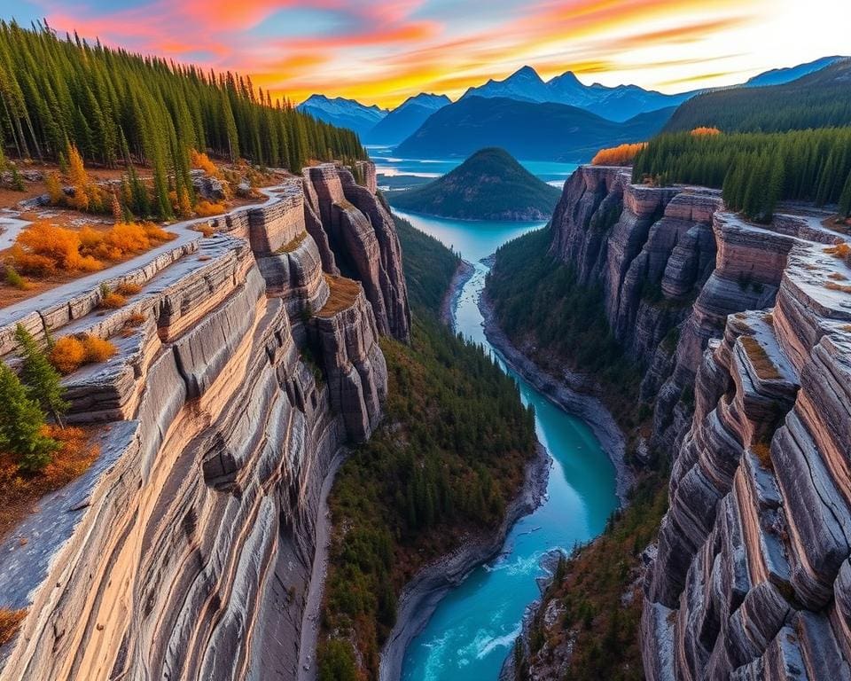 Sehenswürdigkeiten im Jasper National Park, Maligne Canyon und Spirit Island