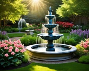 Springbrunnen im Garten: Ruhe und Entspannung durch Wasser