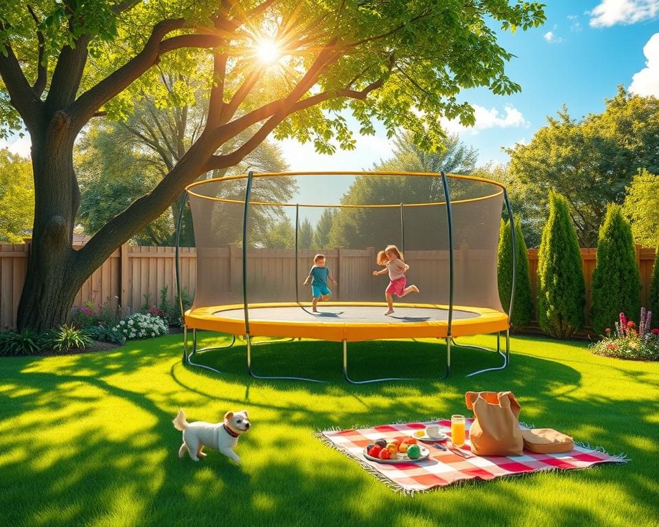 Trampolin für den Garten