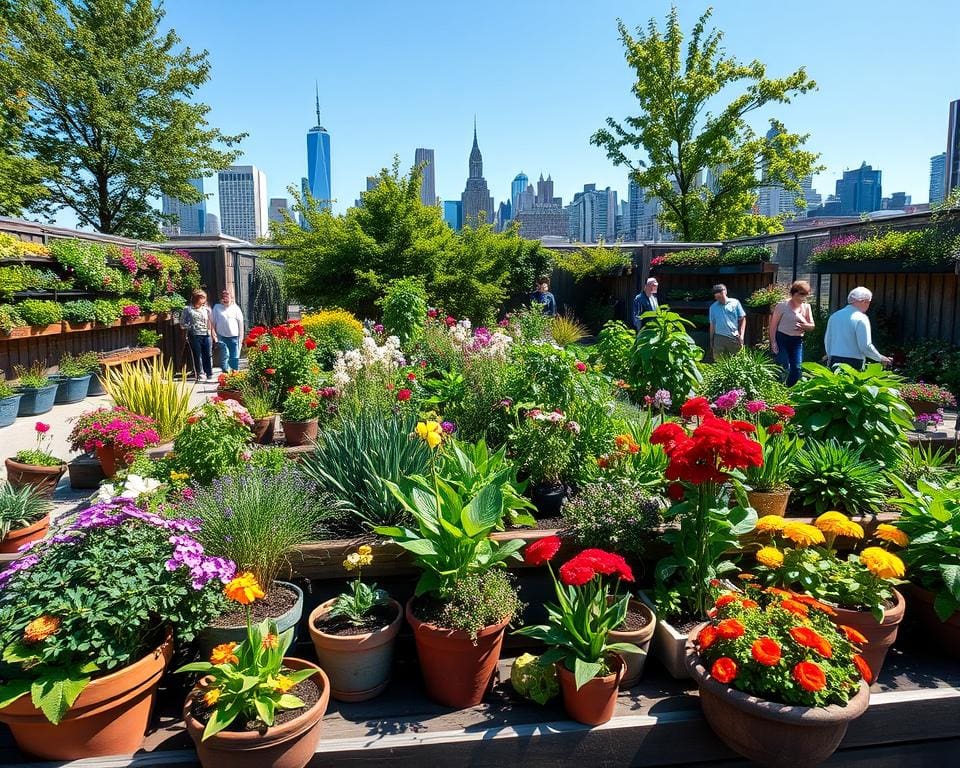 Urban Gardening im Stadtgarten