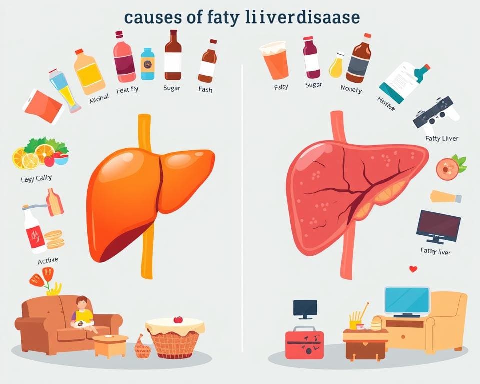 Ursachen der Fettleber