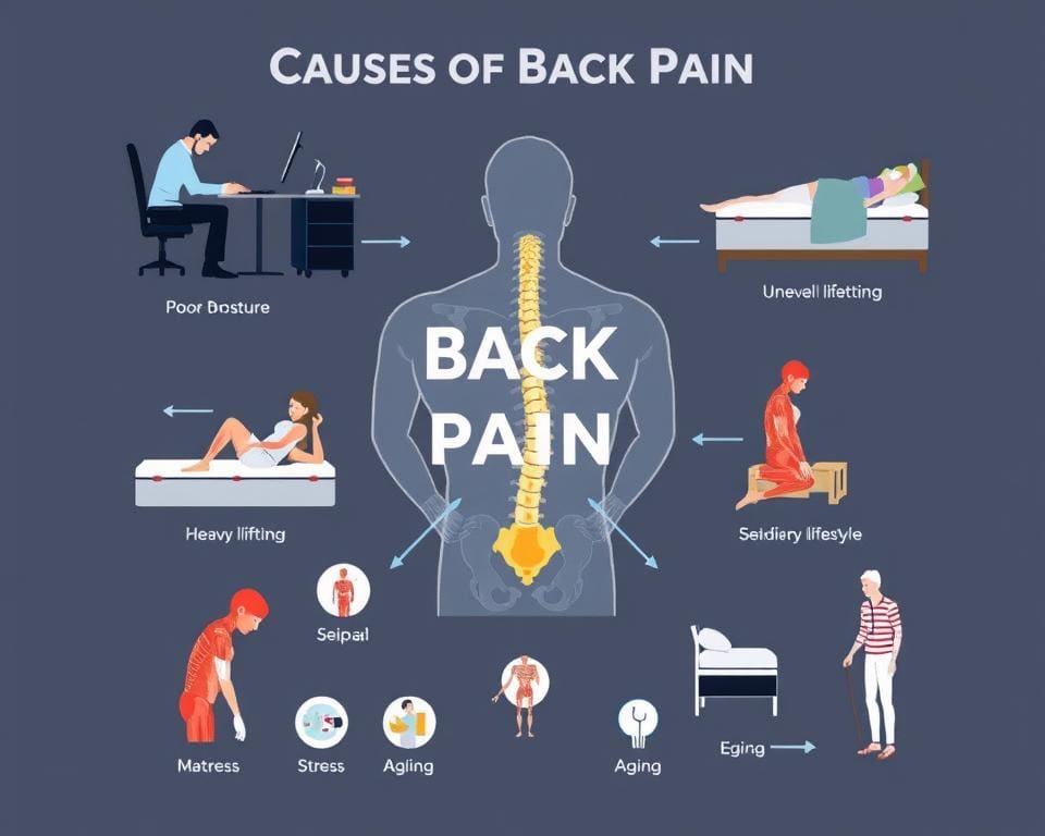 Ursachen von Rückenschmerzen