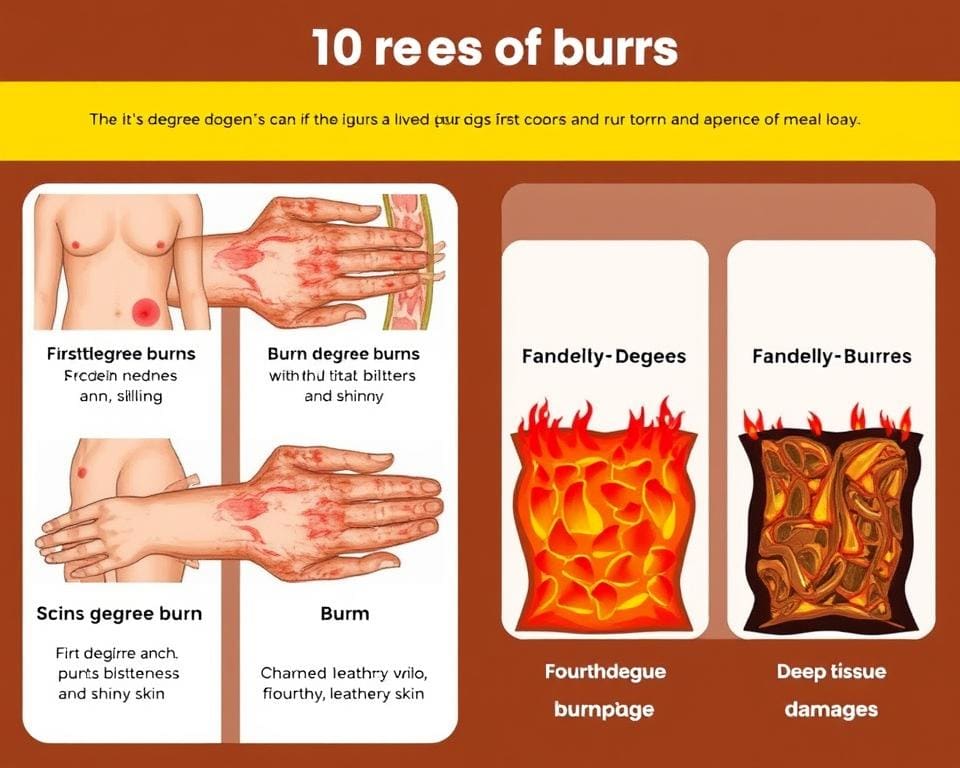 Verbrennungsgrad Symptome Brandverletzungen