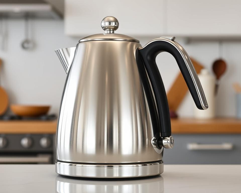 Edelstahl und Retro-Design im Wasserkocher von Russell Hobbs