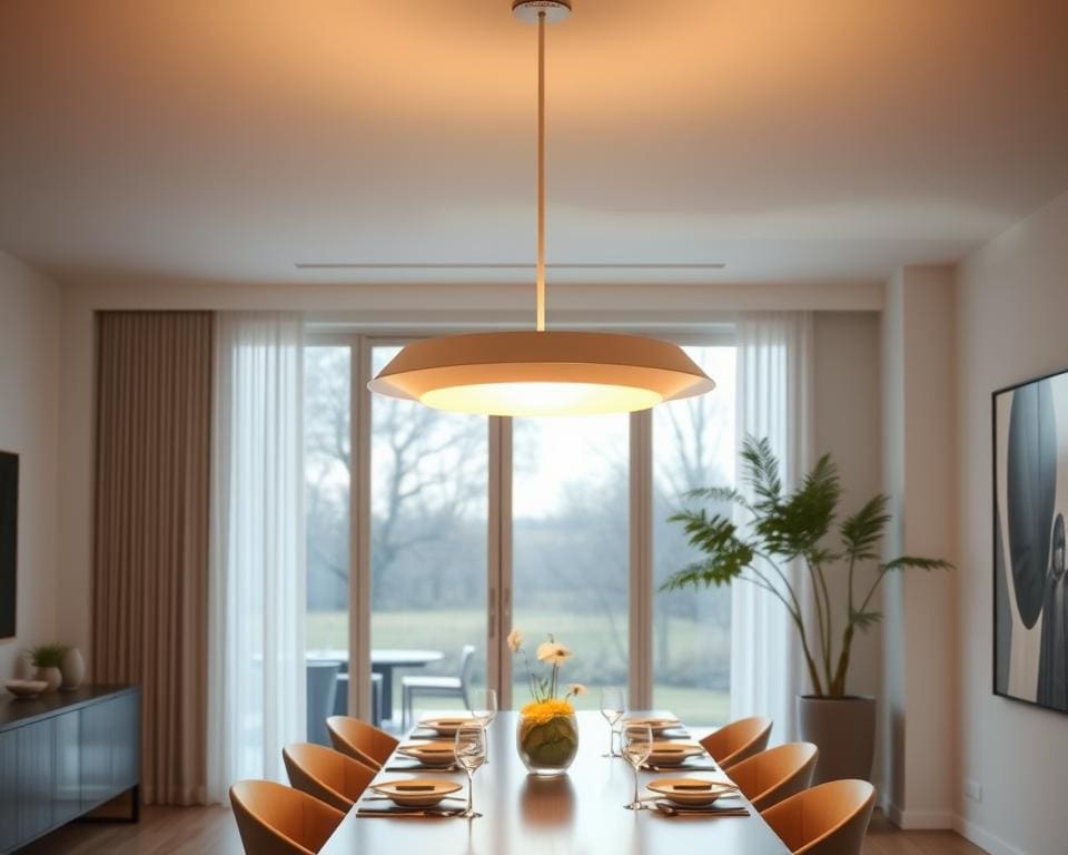 Kronleuchter von Louis Poulsen: Lichtkunst im Esszimmer