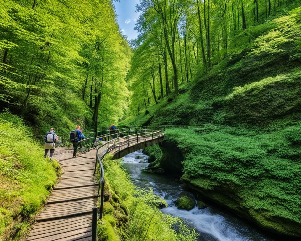 Wanderwege im Müllerthal und Ardennen