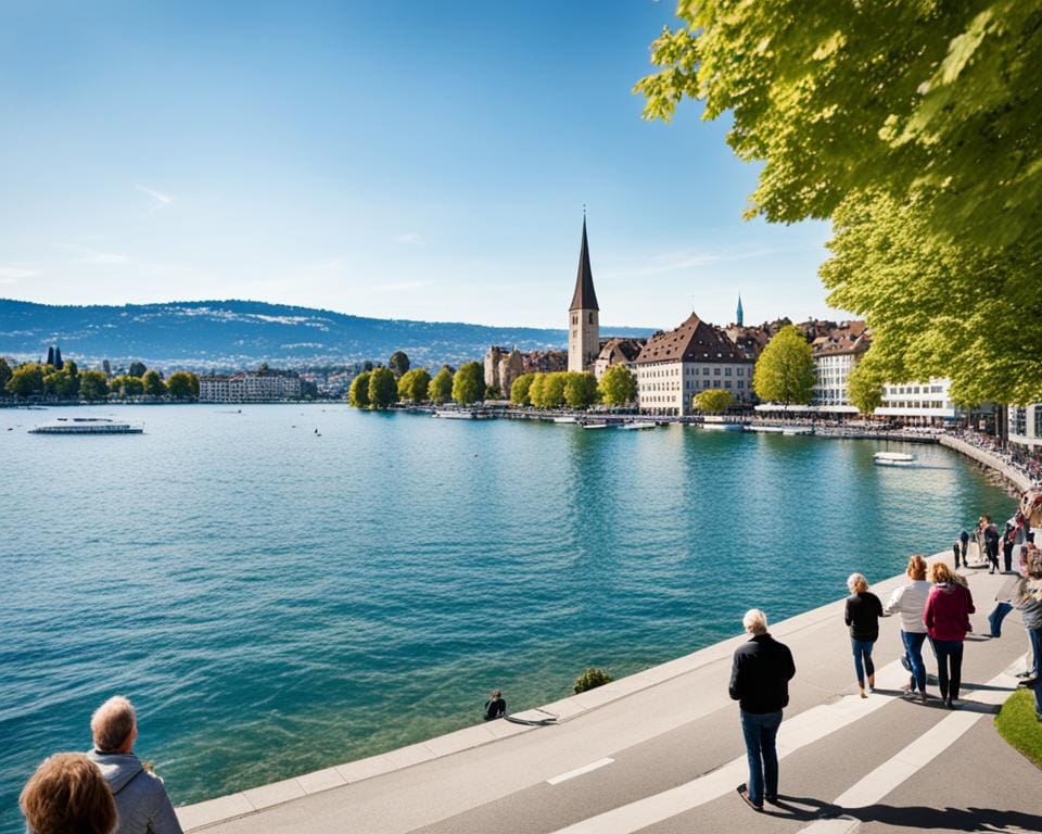 Zürich: Schöne Spaziergänge entlang des Zürichsees