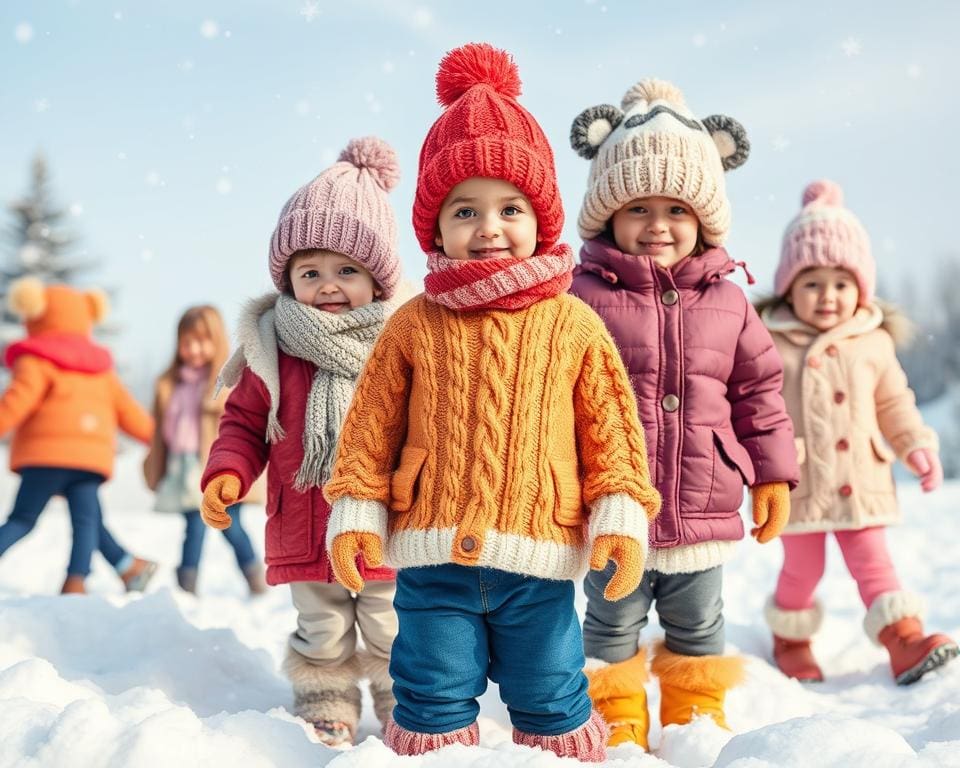 warme Wintermode für Kinder