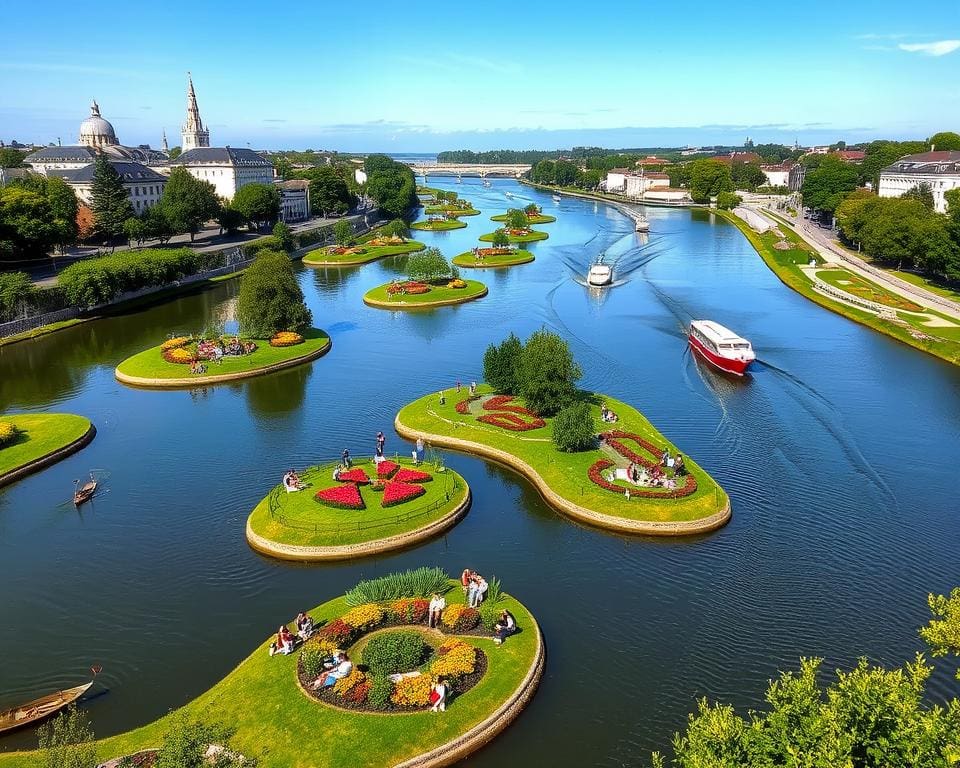 Bedeutung der Loire und ihrer Inseln für den Tourismus in Nantes
