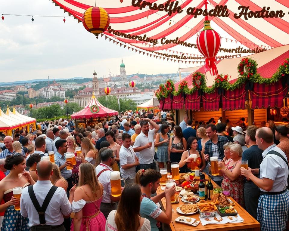 Biergenuss auf dem Münchner Bierfest