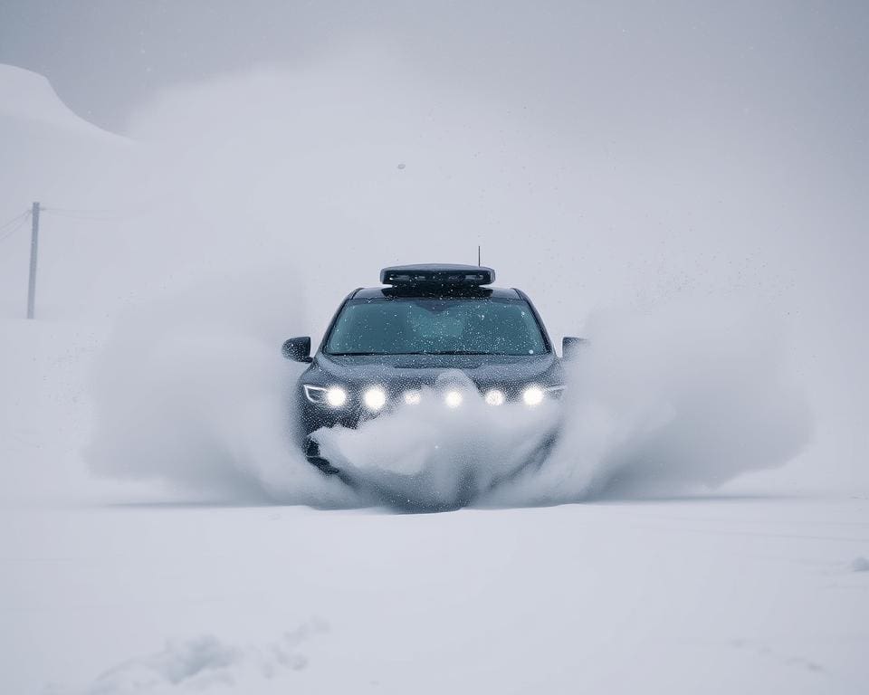 Herausforderungen für autonome Fahrzeuge bei Wetterextremen