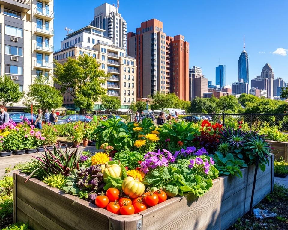 Hochbeet in der Stadt