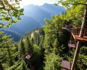 Hochseilgärten in Österreich: Abenteuer in der Höhe