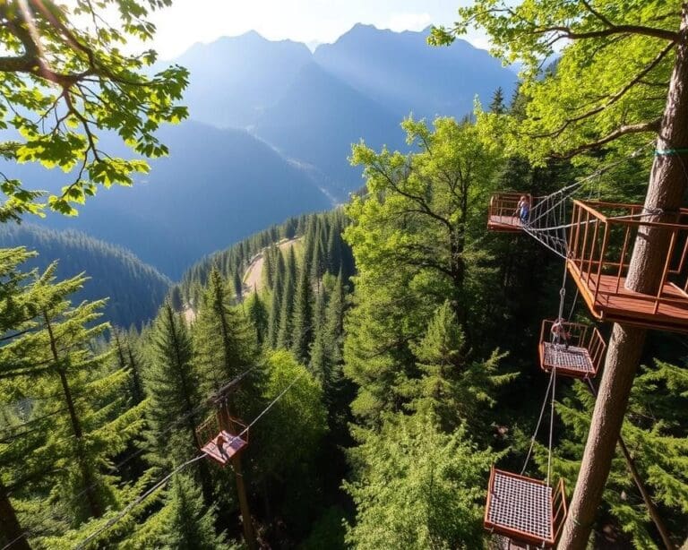 Hochseilgärten in Österreich: Abenteuer in der Höhe