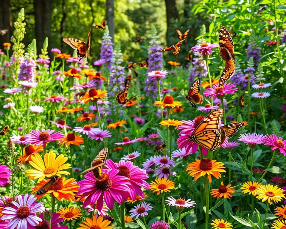 Insekten in Schmetterlingsgärten