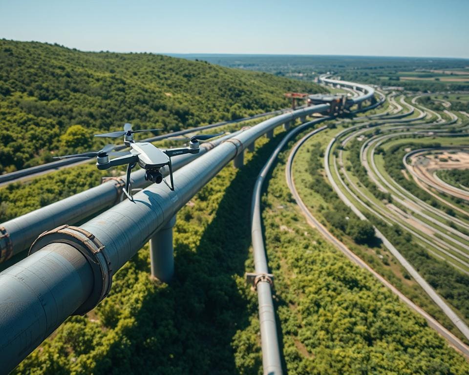 Können Drohnen die Sicherheit von Pipelines überwachen?