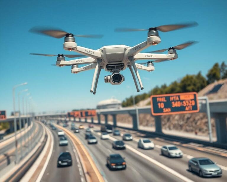 Können Drohnen die Überwachung von Autobahnen automatisieren?