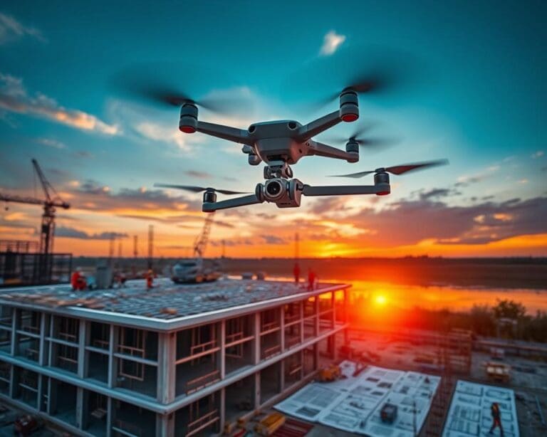 Können Drohnen die Überwachung von Bauprojekten erleichtern?