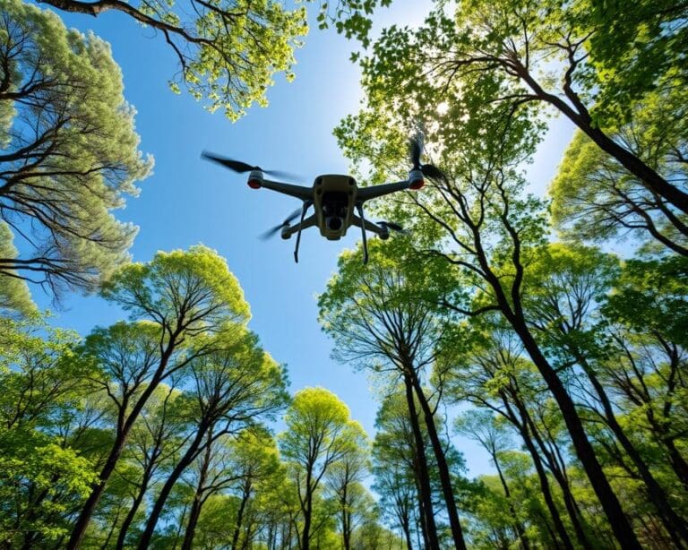 Können Drohnen die Überwachung von Wäldern vereinfachen?