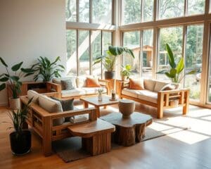 Langlebige Möbel aus Naturmaterialien