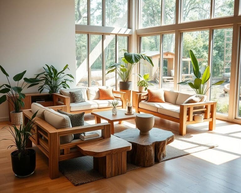 Langlebige Möbel aus Naturmaterialien