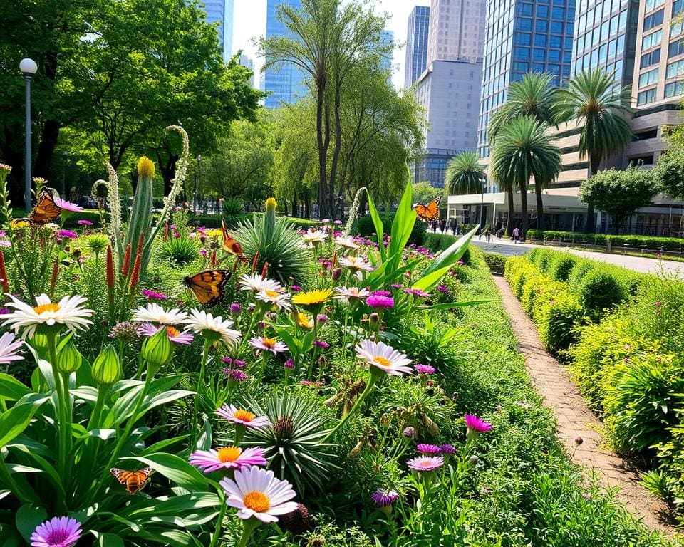 Naturoasen in der Stadt fördern Biodiversität