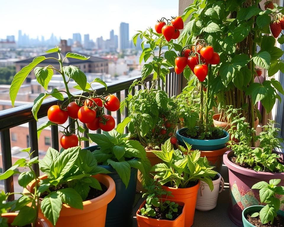 Obst und Gemüse auf dem Balkon anbauen