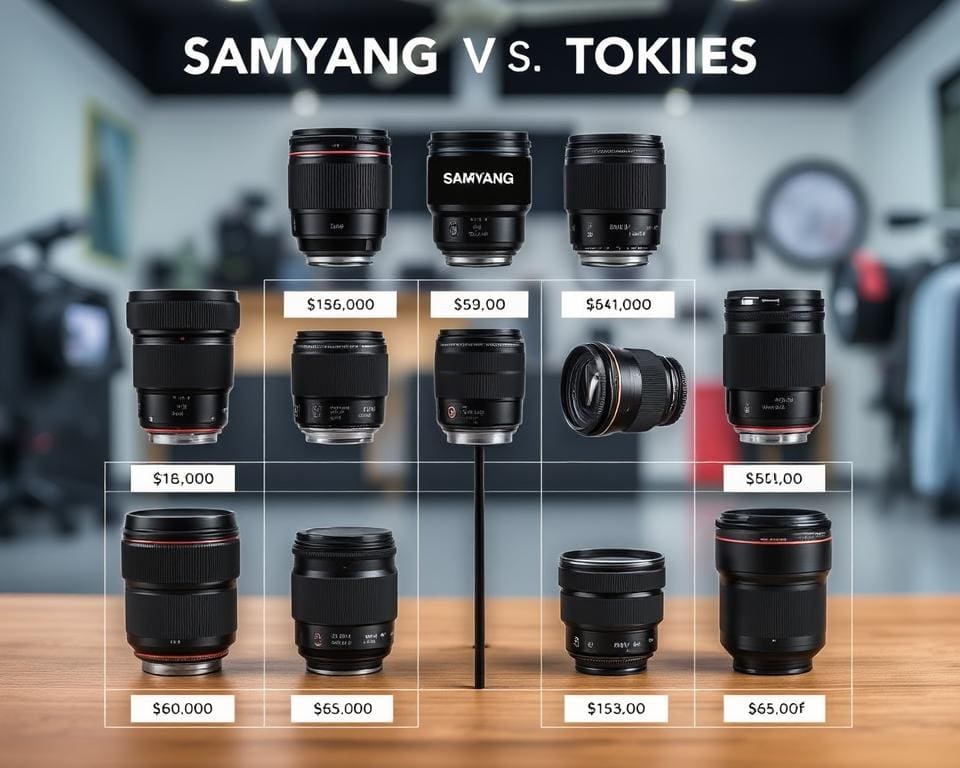 Preisanalyse von Samyang und Tokina Objektiven