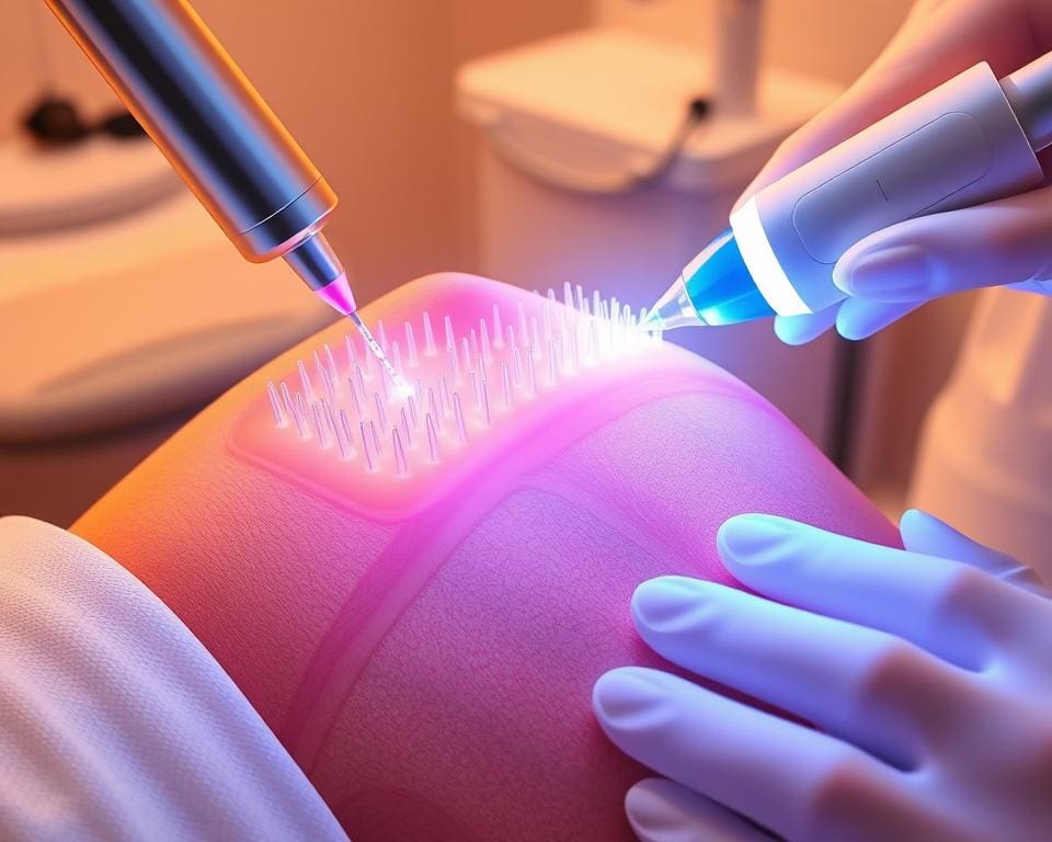 Prozess Radiofrequenz-Microneedling