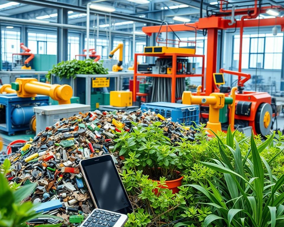 Recycling in der nachhaltigen Produktion smarter Geräte