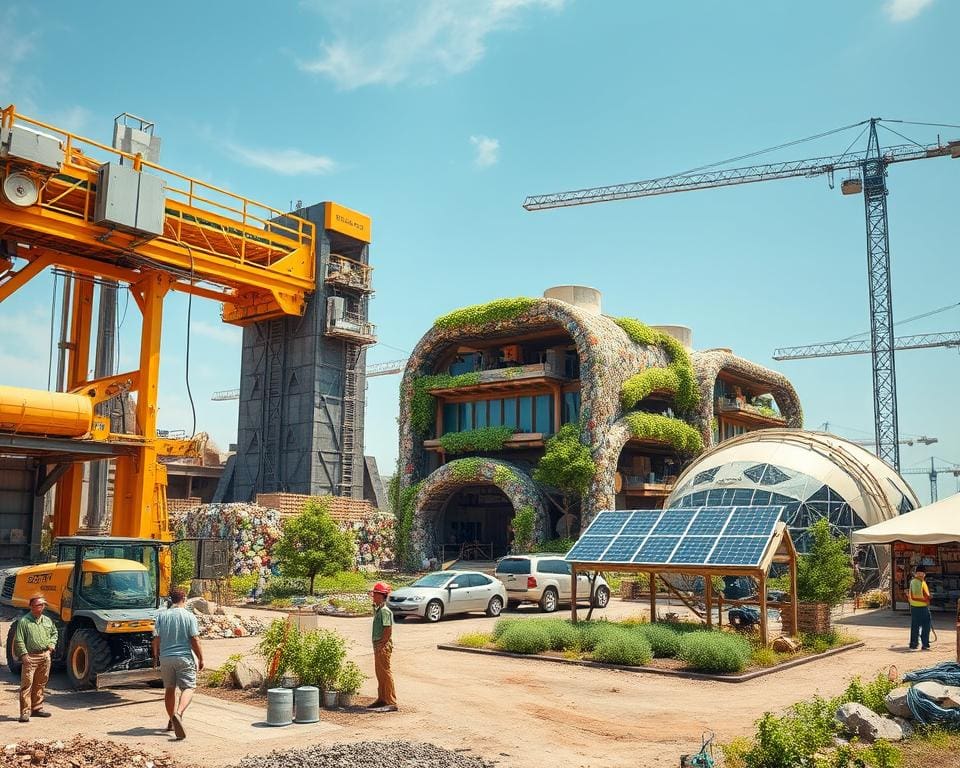Recyclinginnovationen in der Bauindustrie