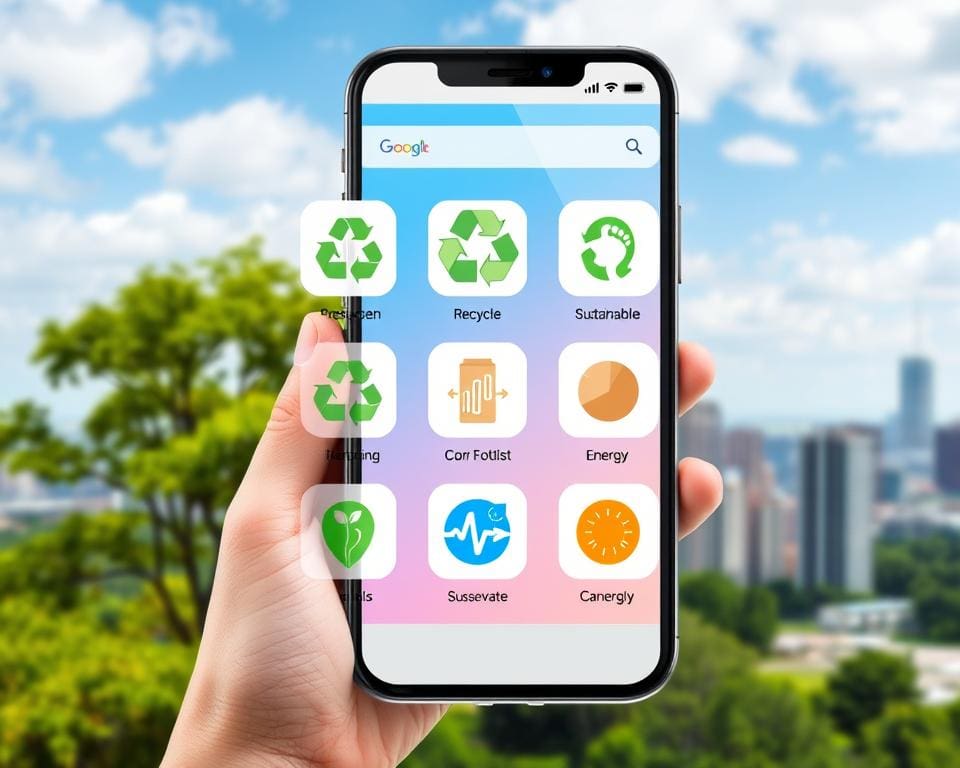 Smarte Apps für nachhaltige Lebensführung
