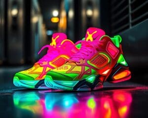 Sneaker in Neonfarben: Ein trendiger Hingucker